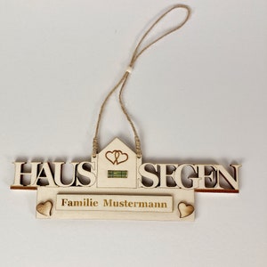 Haussegen Wasserwaagen personalisiert aus Holz zum hängen Geschenk zum Einzug Umzug Geschenke für Paare Wasserwaage Haussegen Bild 7