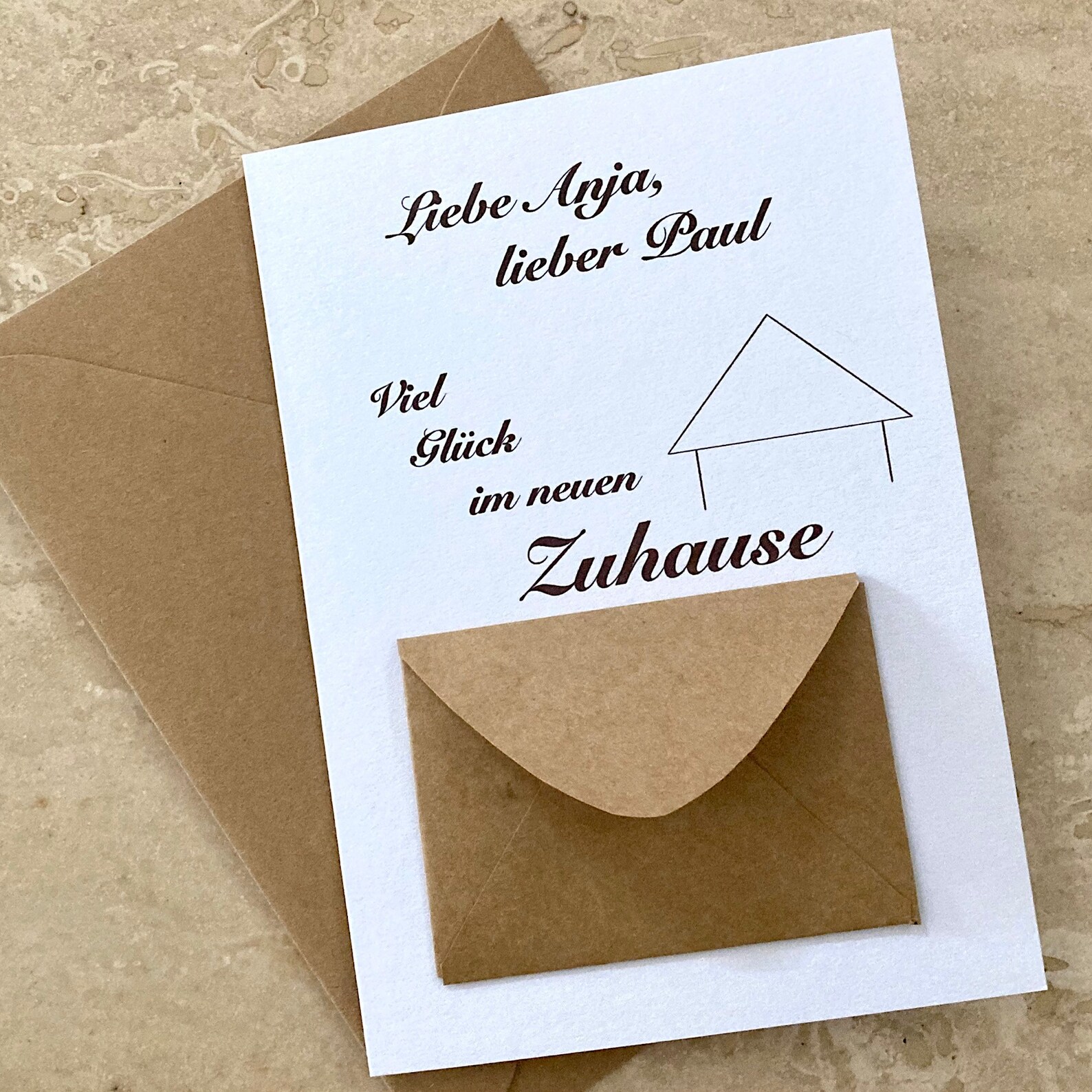 Karte Einzug Haus , Karte einzug – YEUAQO