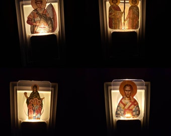 Automatic Night Lights - Various Saints (Greek Orthodox)