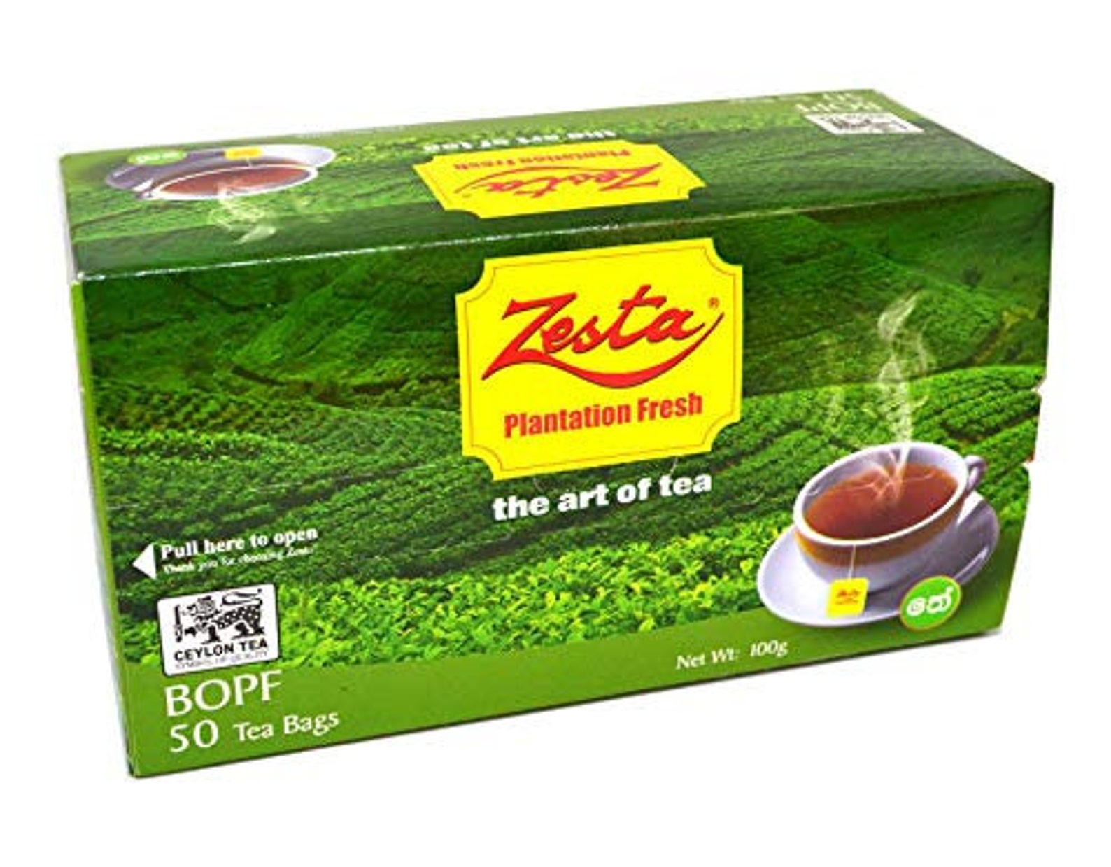 Zesta 50 Tea Bags 100g / Ceylon Tea 100 Natural Premium Etsy