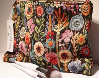 Kew Garden Tapestry makeup bag, cosmetic pouch H17cm x L24cm