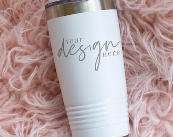Stylish 20 oz Tumbler Mockup | Polar Camel White Mockup | Tumbler Stock Photo | Tumbler Mock Up | Styled Tumbler Digital File | JPG SVG