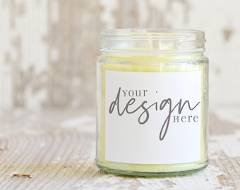Rustic candle mockup, white candle mockup, styled stock photography, jar candle mock up, product mockup, digital download, JPG