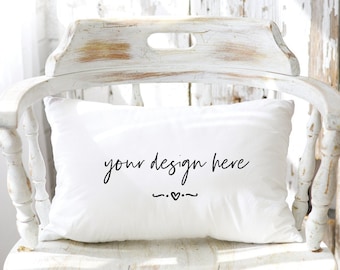 Download Rustic Pillow Mockup Etsy