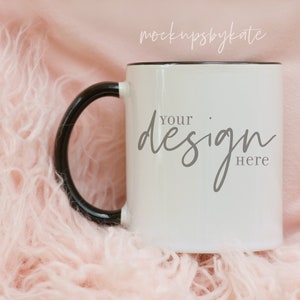 11 g Tasse Mockup | Weiße & schwarze Tasse Mockup | Styled Mug Mockup | Styled Stock Foto | Tasse Digitale Datei | Sofort Download | Tasse JPG
