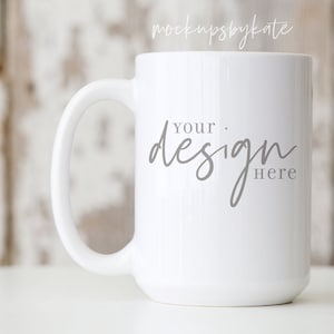 15 un Becher Mockup | Weißer Becher Mockup | Styled Becher Mockup | Becher Stock Foto | Becher-Vorlage | Rustikale Becher Mockup | Sofortiger Download | Becher JPG