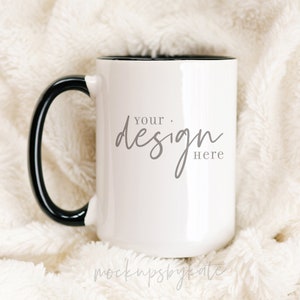 15 oz mug mockup, black handle mug mockup, mug mockup, styled mug mockup, cozy mug mockup, mug stock photo, blank mug, instant download