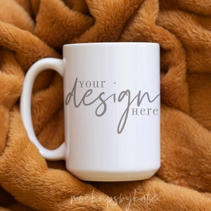15 oz Mug Mockup | Fall Mug Mockup | Styled Mug Mockup | White Cup Mockup | Halloween Mug Mockup | Mug Digital File