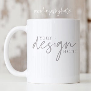 11 oz White Mug Mockup | Mug Mockup | Cup Template | Rustic Mug Mockup | Styled Mug Mockup | Styled Stock Photo | Instant Download