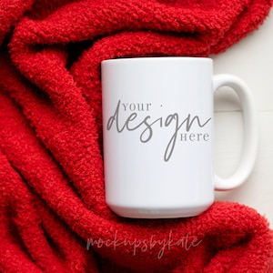 15oz Weiße Tasse Mockup | Valentinstag Tasse Mockup | Kuscheliger Becher vorrätig Foto | Kaffeetasse Mock Up | Tasse Digitale Datei | Tasse JPG