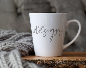 Mother&#39;s Day Latte Mug Mockup | Styled Latte Mug Mockup | Styled White Latte Mug Mockup | Latte Mug Digital File | Latte Mug Digital File