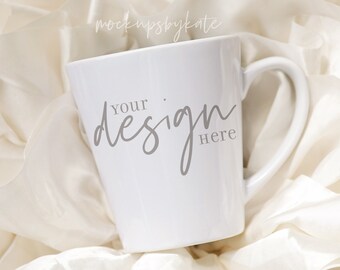Mother's Day Latte Mug Mockup | 11 oz Mug Mockup | White Latte Mug Mockup | Styled Mug Mockup | Latte Mug Digital File | Instant Download