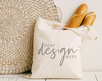 Mother's Day Tote Mockup | Natural Canvas Tote Bag Mockup | Styled Tote Mockup | Tote Bag Stock Photo | Styled Stock Photo | Tote JPG