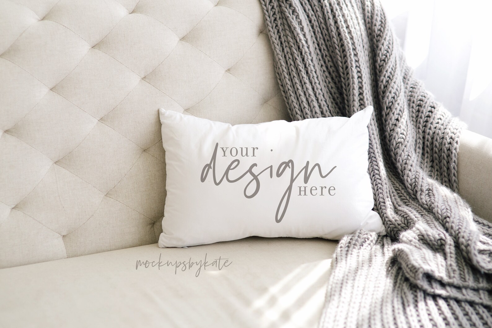 Blank White Rectangle Mockup Pillow Mockup Throw Pillow Etsy UK