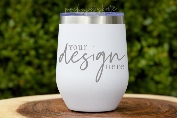 White Tumbler Mockup | Wine Tumbler Mockup | Styled Tumbler Mockup | Outdoor Tumbler Mockup | Tumbler Stock Photo | Tumbler Digital File