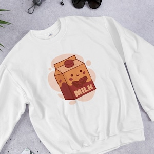 Cute chocolate milk Unisex Sweatshirt