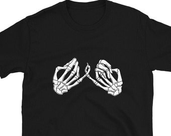 Pinky Skelton Short-Sleeve Unisex T-Shirt