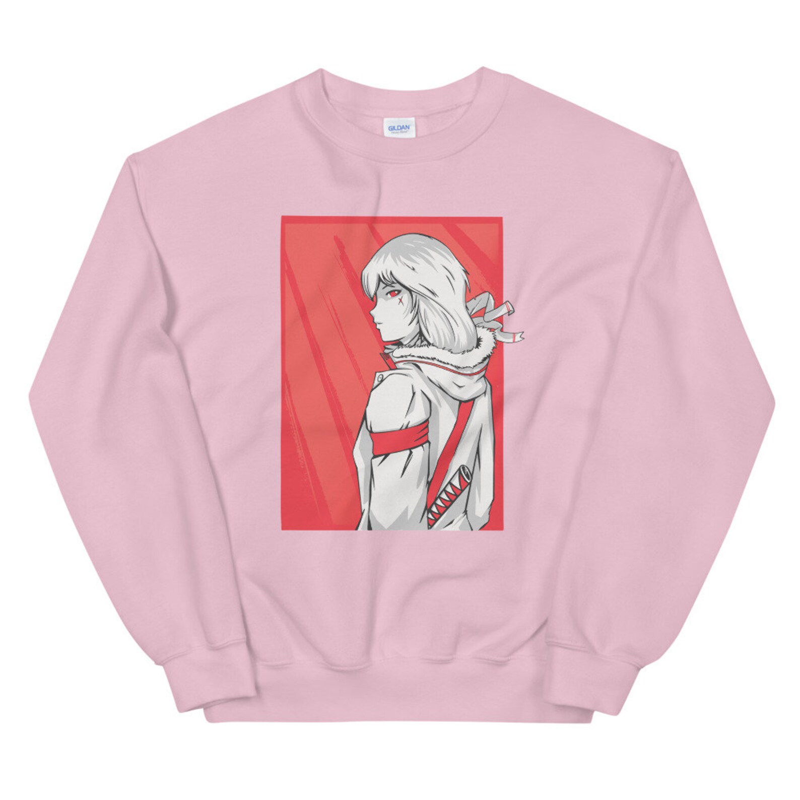 Action anime girl Unisex Sweatshirt Anime girl sweatshirt Etsy
