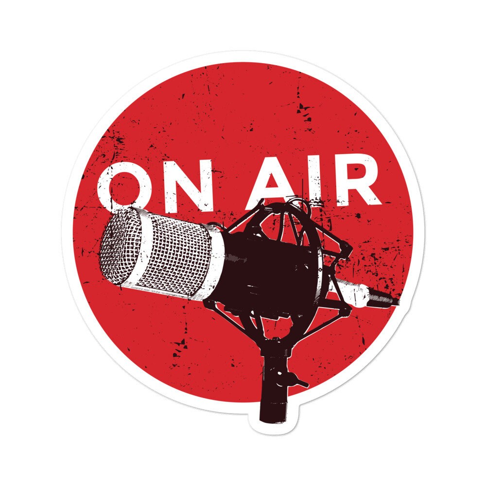 So on air. Плакат радио. on air наклейка. картинка on air. микрофон с квадратом.
