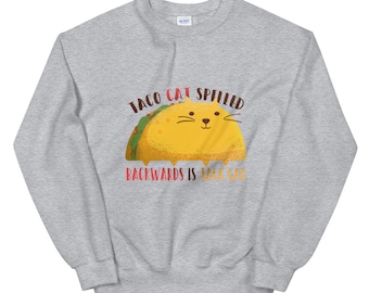 Sudadera Unisex Taco cat