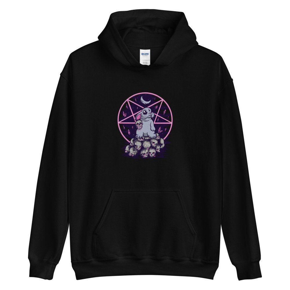 Rabbit pentagram hoodie hotsell