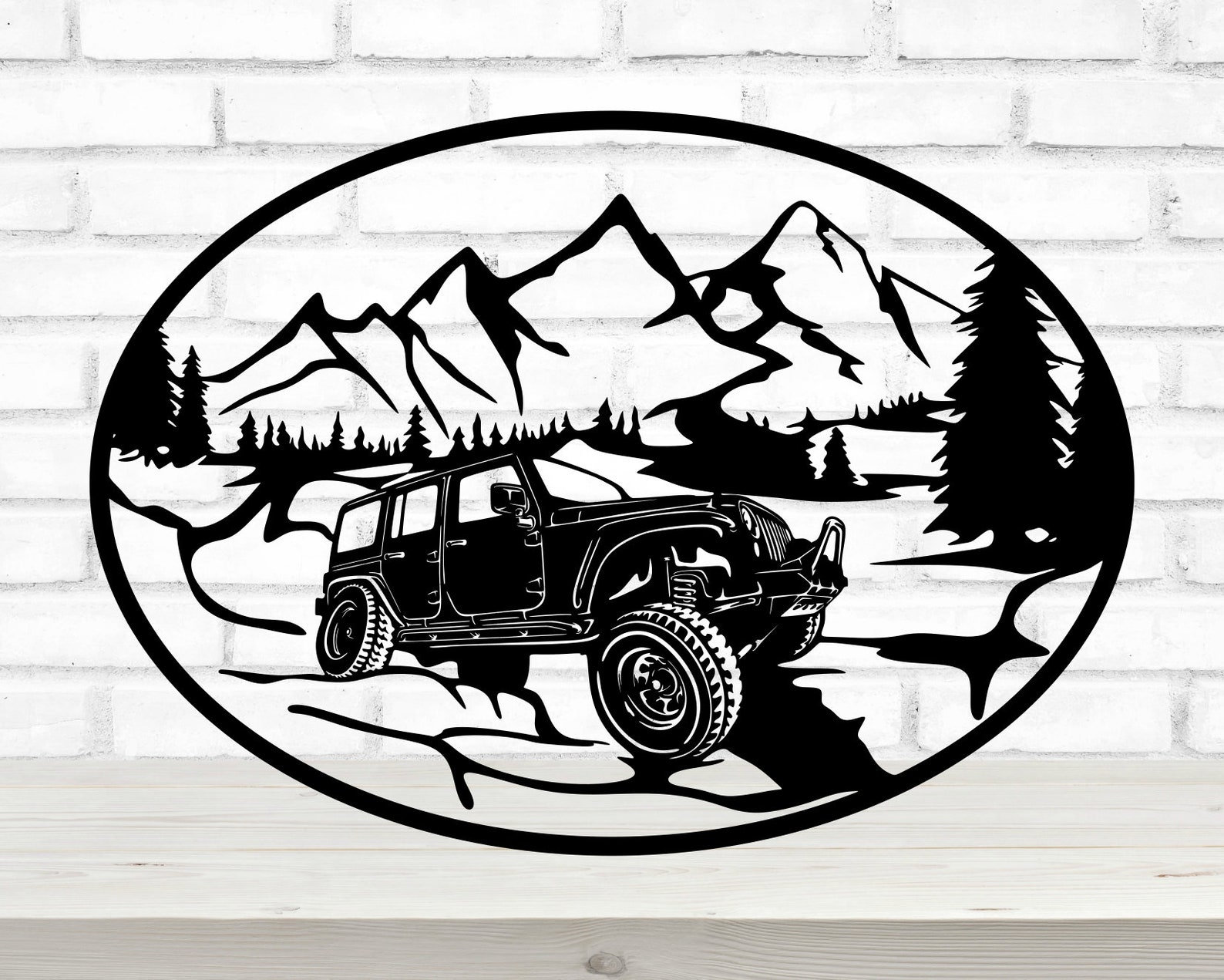 Jeep Wrangler Sign Metal Metal Art Garage Signs Man Cave Etsy