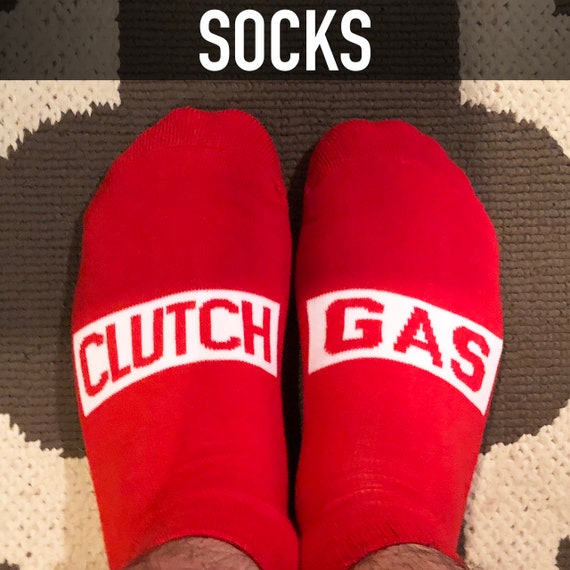 Clutch Gas Socks red Etsy