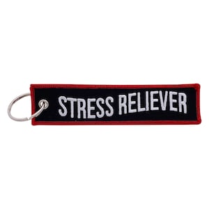 Stress Reliever - Keychain Jet Tag for Motorcycles, Scooters, Bike, Cars, Backpacks, Gifts, & More