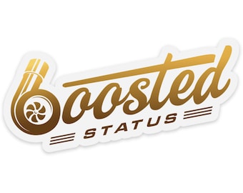 Boosted Status Decal / Car Laptop Sticker (black) - Etsy