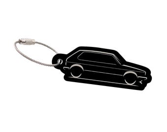 Acrylic Keychain for Golf GTI (MK1) Keyring Key Fob (Silhouette Style)