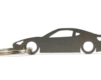 Silhouette Car Keychain for FT86 GT86 FR-S BRZ Key Fob