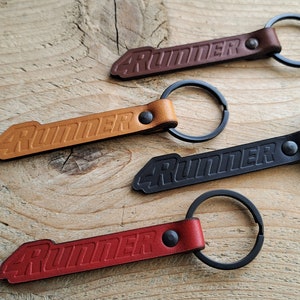 4 Runner Leather Keychain Keyring