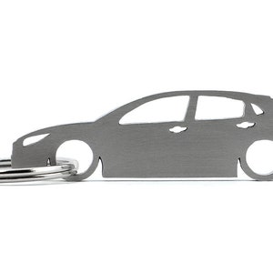 Silhouette Car Keychain for Civic FK8 Type-R Key Fob