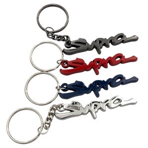 Car Badge Keychain Keyring Compatible with Supra Key Fob