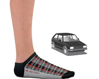 Heel Tread Car-Inspired Ankle Socks – Sport Turbo Hatch Hatchback GT German Style