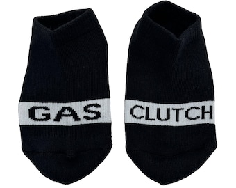 Clutch Gas Kids Socks - Baby / Toddler / Youth Socks (Black)
