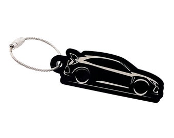 Llavero acrílico con silueta Civic FK8 Type-R