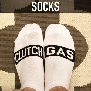 Clutch Gas Socks (White)