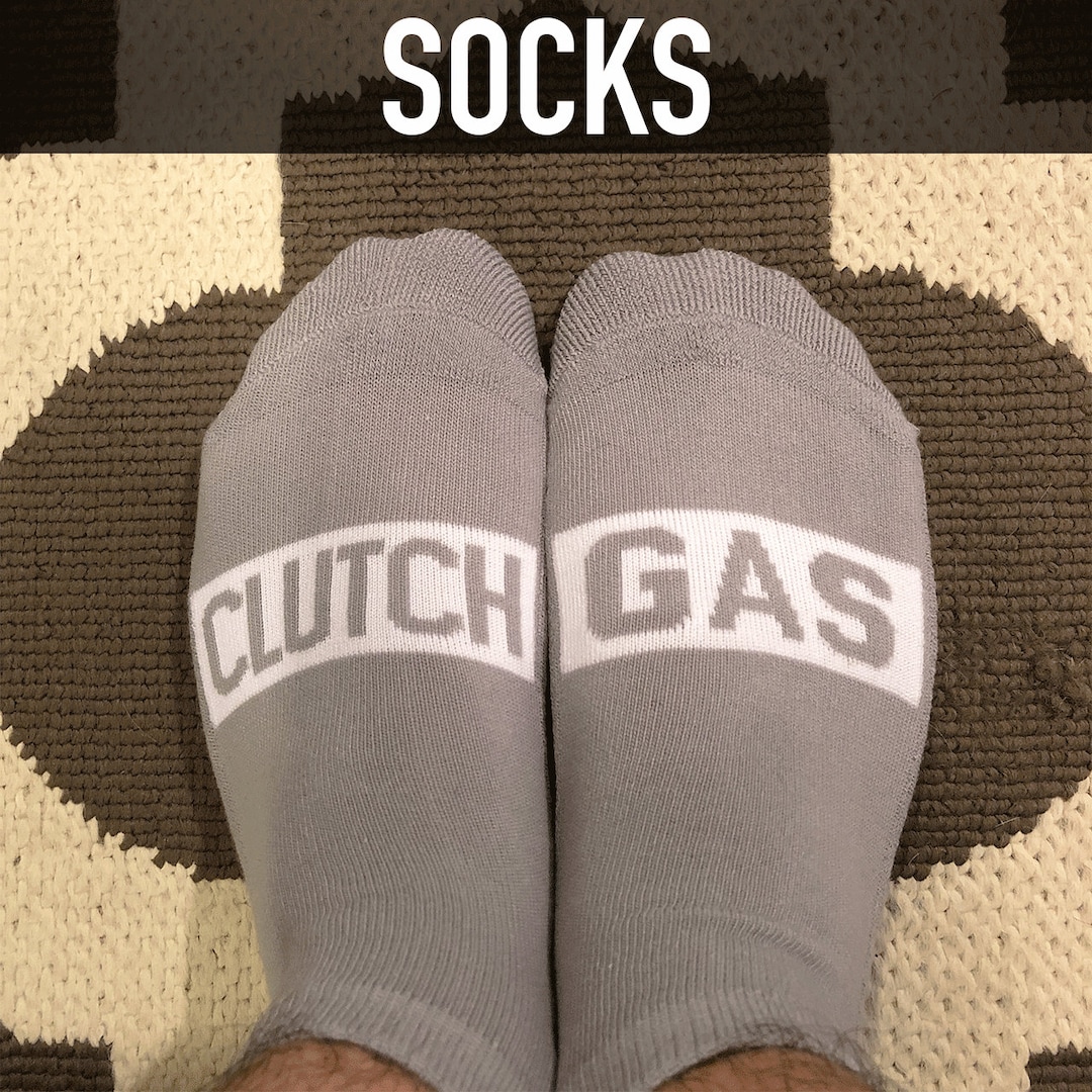 Clutch Gas Socks gray Etsy