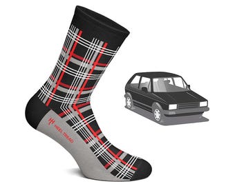 Heel Tread Car-Inspired Socks – Sport Turbo Hatch Hatchback GT German Style