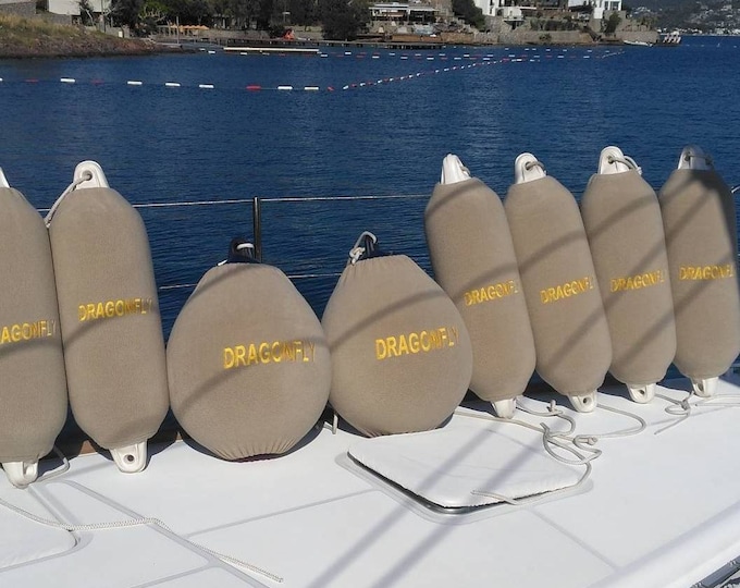 BOAT FENDER COVER (embroidery is only valid for orders over 6 pieces.)