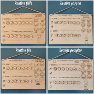 Tableau routine et émotion enfant image 1