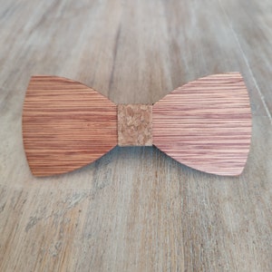 Wooden bow tie Laser engraving Personalization Liège