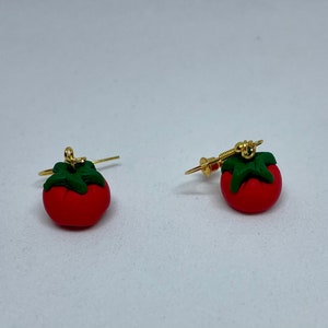 Tomato Earrings