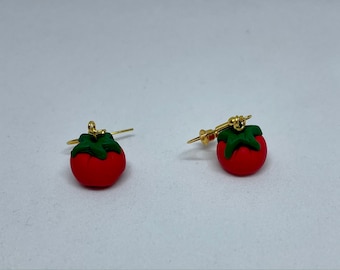 Tomato Earrings