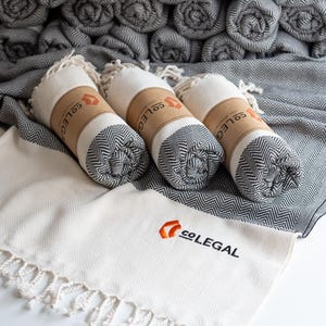 Luxury Corporate Gifts for Clients: Custom Logo Turkish Towels for Bulk Orders