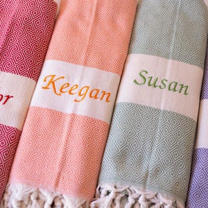 Bachelorette Party Favor, Personalized Beach Towel, Oversized Beach Towel, Wedding Gift Towel, Beach Party Towel, Wedding Guest Gift