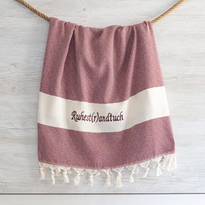 Geschenk zur Rente, Ruhest(r)andtuch Personalisiert, Abschiedsgeschenk Kollege, Saunatuch XXL, Pensionierung imagen 3