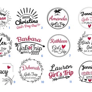 Different patterns for towel personalization
