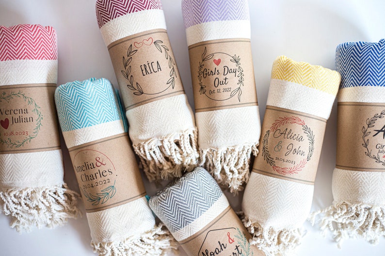 Wedding Favors Towel Bridal Favors Baby Showers Towel Beach Etsy